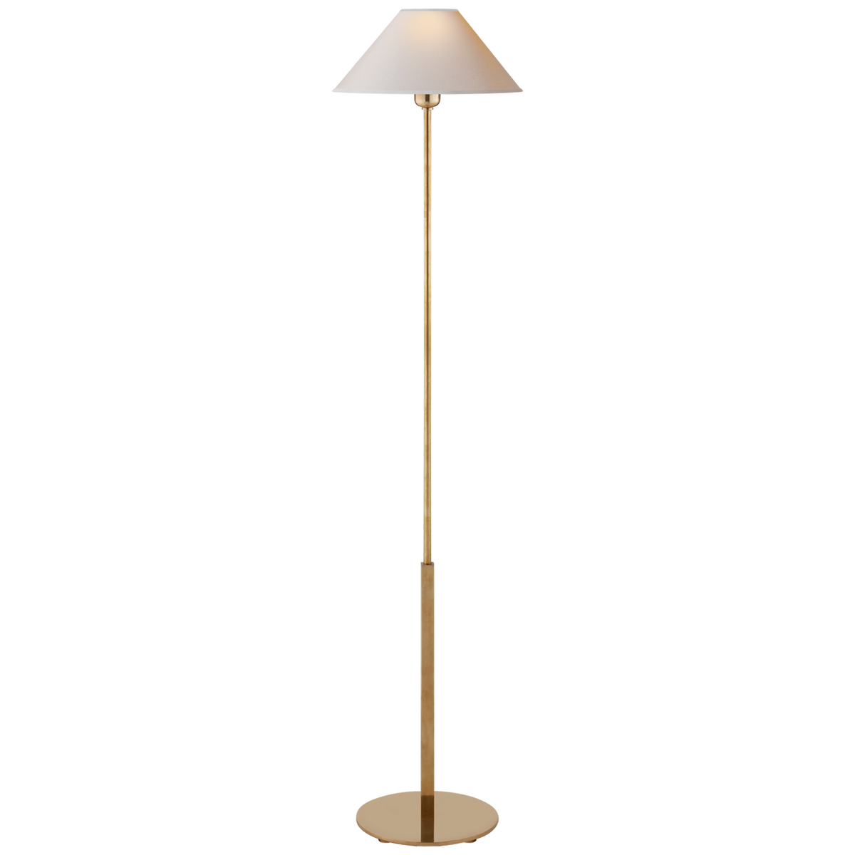 Floor Lamp in Antique Brass