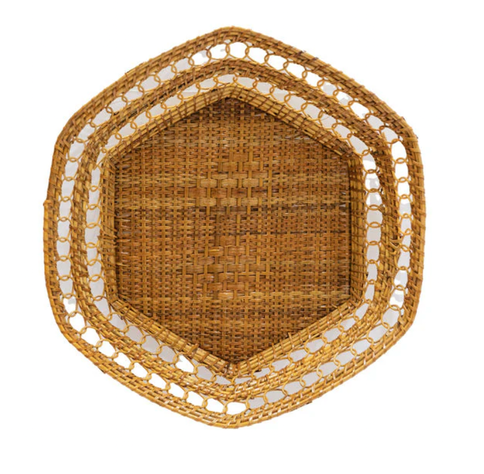 Hexagonal Woven Basket